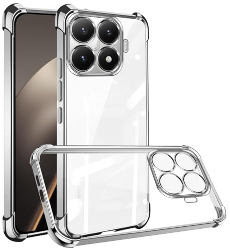 nahailun �P�[�X Xiaomi 15T Pro �N���A �p�� �ϏՌ� xiaomi 15t pro �J�o�[ �o���p�[ TPU �y���^ �X�g���b�v�z�[���t�� �\�j�[ �V���I�~ 15tpro �X�}�z�P�[�X �ϏՌ� �w��h�~ �}�b�g�� ���΂݂Ȃ� �y�� 