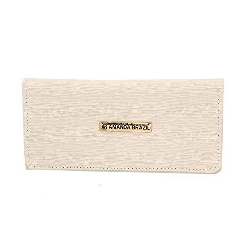 Kit Bolsa Baú Palha com Bolsa Carteira Alça Corrente Casual e Carteira Amanda Brazil