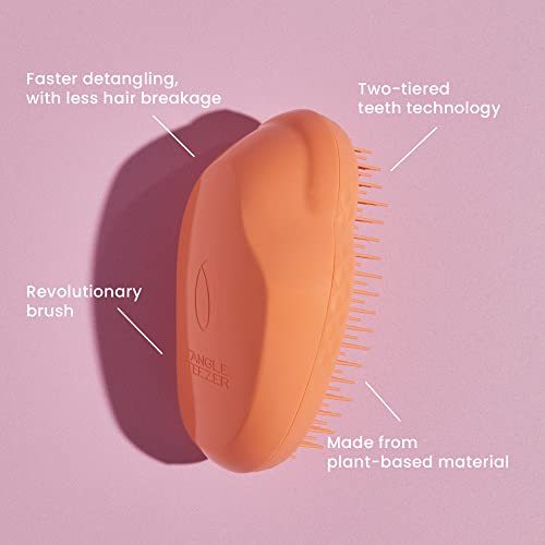 Tangle Teezer Original Plant Brush Detangler for Wet & Dry Hair, Orange - Image 4