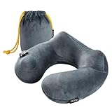 PZCOD ネックピロー 首枕 旅行用 飛行機 空気枕 携帯枕 U型 バス オフィス トラベル 旅行便利グッズ 収納袋 洗えるカバー