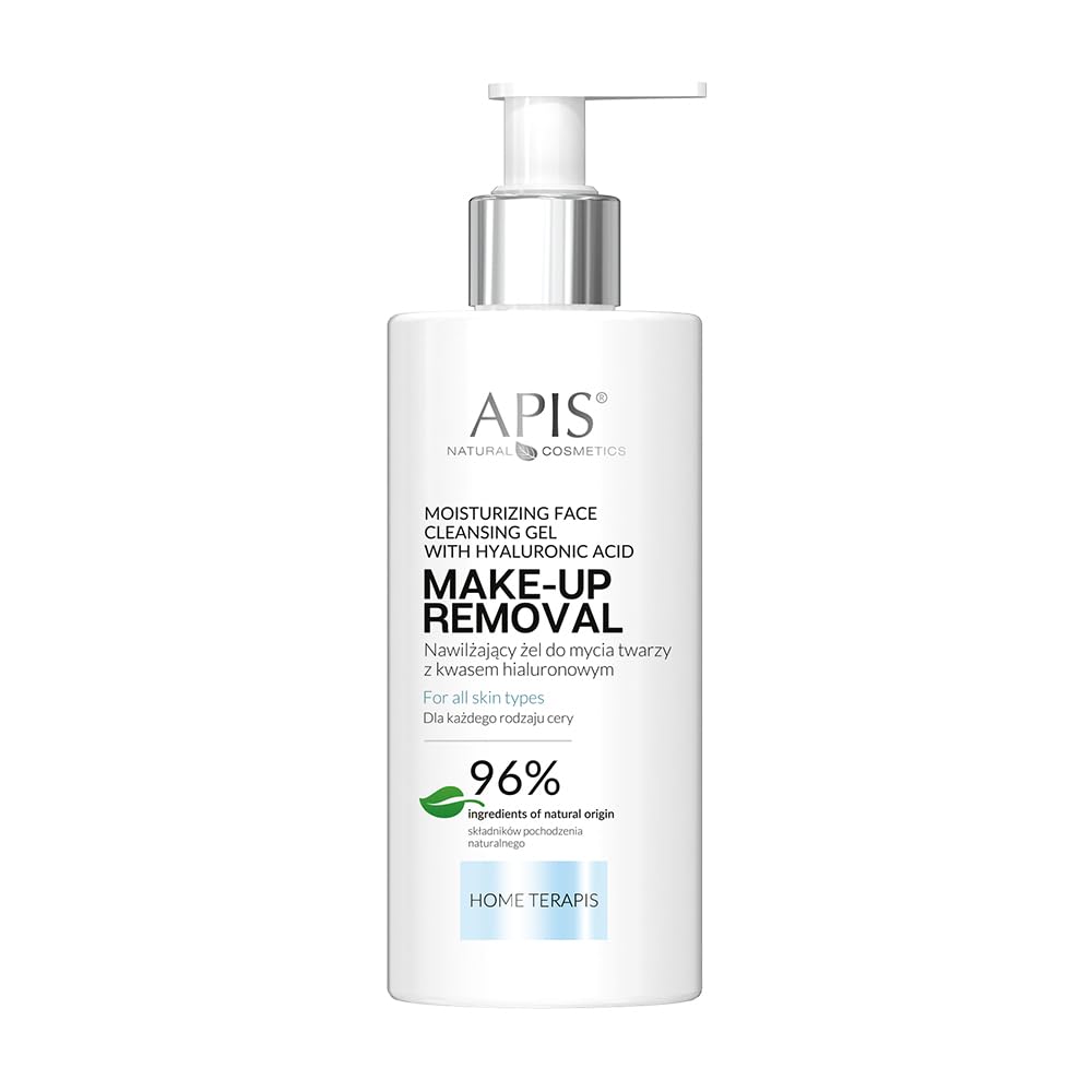 Apis Hydrating Wash Gel - 300 ml - for Face with Hyaluronic Acid Aloe Licorice D-Panthenol Cleansing and Intensive Hydration - Makeup Removal