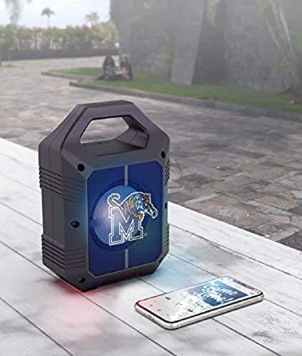 SOAR-NCAA-ShockBox-XL-LED-Wireless-Bluetooth-Speaker-Memphis-Tigers