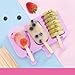 Produktbild Eisform Silikon Eisformen eis am stiel silikon-Eis am stiel formen- 3 Cavity Pop Ice Lolly Mould Kreative DIY Eiscreme Stick Gefrorenes Dessert Eis am Stiel Sticks 50 Stück Holzstäbchen