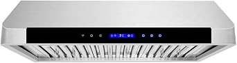 SP10-U36 36" Under Cabinet Range Hood 900 CFM* LED Light, Stainless Steel Baffle Filters