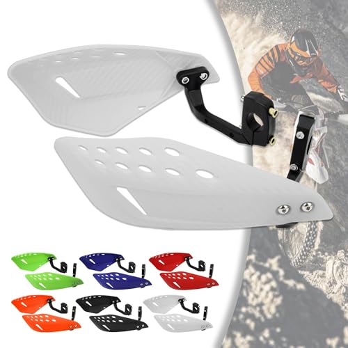 Protège-mains de moto coupe-vent rouge pour préserver vos leviers de dirt bike