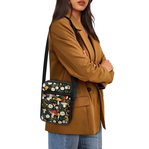 Trendy Crossbody Bag Sling Purse for Women Men Girls with Zipper Cute4