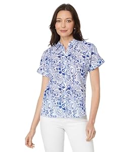 Tommy Hilfiger J4DMH274 Damenbluse Button-down-Kragen