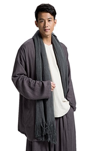 ZanYing Buddhist Monk Meditated Clothing Sets Plus Size Men Yoga Taichi Suits3
