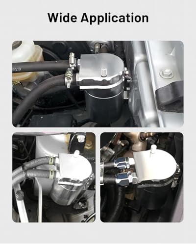 image for EVIL ENERGY Oil Catch Can, 300ML Baffled Oil Can, Universal Aluminum A