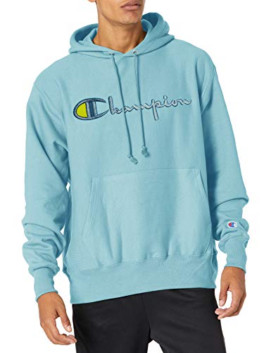 Champion LIFE Men's Pullover Hoodie, Candid Blue-586047, Medium
