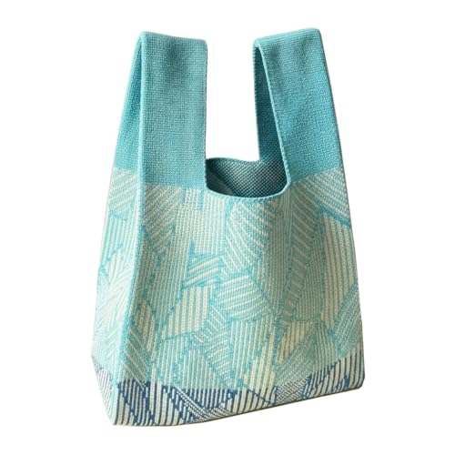 Image of Knot Bag, Mini Knit Tote Bag, Extra Thickened Japanese Knot Bag, Wristlet Handbag - 1 /2 /6 Pack