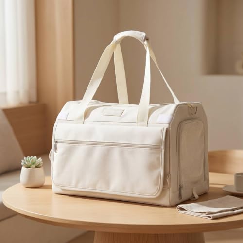 Contenedor portátil para viajes Colcolo blanco con panel de ventilación superior 7