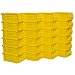 Akro-Mils 30220 AkroBins Plastic Storage Bins, Space-Saving Stackable Bins for Garage, Pantry, Craft Organization, 7-Inch x 4-Inch x 3-Inch, Yellow, 24-Pack