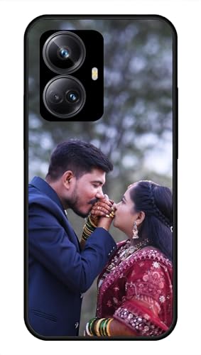 Image of NDCOM for Customised Realme 10 Pro Plus Back Cover | Realme 10 Pro Plus 5G Cover DIY Personalised Photo Design | Customized Gift Custom Text Name Printed Metal Case