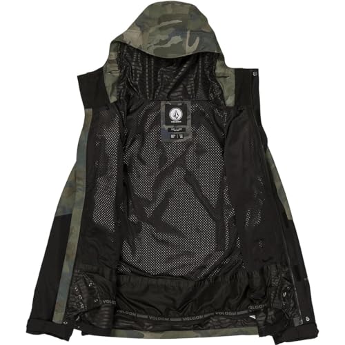 Volcom Jaqueta de inverno masculina padrão V.CO LP com isolamento térmico para snowboard esqui, Clou