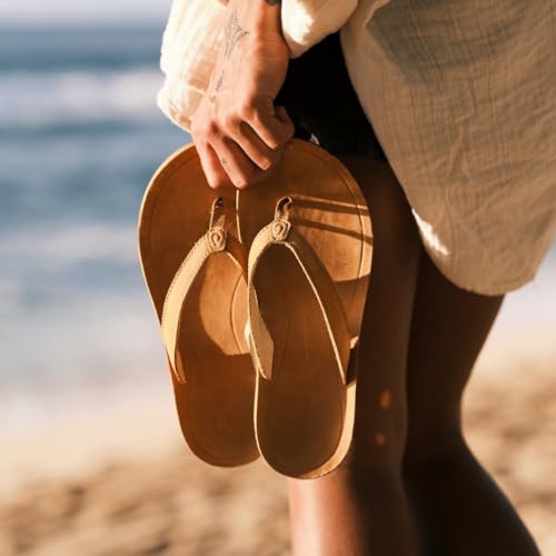 Image of OluKai Southshore Women's Everyday Leather Sandals, Full-Grain Leather