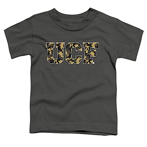 University of Central Florida UCF UCF Knights Official Camo Unisex Toddler T Shirt,Charcoal, 4