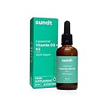 ✔ PARA HUESOS Y DIENTES FUERTES - Nuestra vitamina liposomal D3+K2 mejora la absorción del calcio y la hace aún más eficiente. Al tomar regularmente las gotas de vitamina D3+K2, se aumenta la absorción de calcio, exactamente donde se necesita.