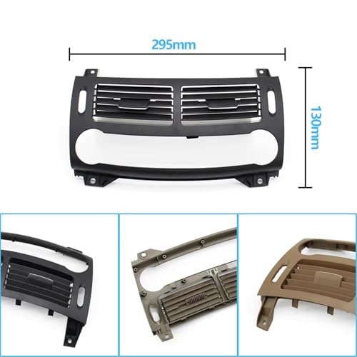Rejilla de ventilación de aire acondicionado W211 para Mercedes E200 E220 E280 E300 4