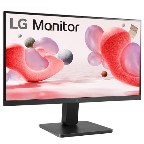 LG 22 Inch (55cm) FHD Monitor 1920 x 1080, AMD FreeSync, VA, 100Hz, sRGB 99% Typ(CIE1931), Black Stabilizer, Virtual Borderless, Flicker Safe, Reader Mode, OnScreen Control, HDMI,VGA, 22MR410(Black) 3 41sQvEHPQZL