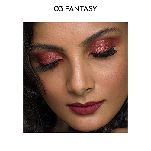 Image of SUGAR Cosmetics Blend The Rules Eyeshadow Palette | Long Lasting, Smudge Proof & Shimmery Finish | 10.4 Gm - 03 Fantasy (8 Mauve Shades)