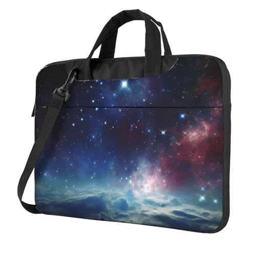 Sac pour ordinateur portable sac à bandoulière homme femme imprimé espace