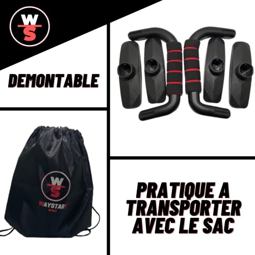 Push-up bars, handgrepen ideaal voor krachttraining, training, fitness, borstspieren, triceps schouders, rug voor indoor… - Image 5