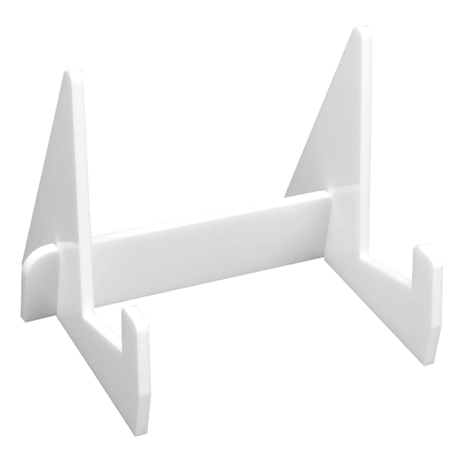Supporto per Libri in Acrilico, Espositore per Portapiatti Display per Libri Cavalletto Hoder per la Visualizzazione di Tablet, Giornali, Riviste, Quaderni(Bianco)