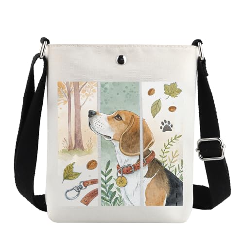 MYSOMY Beagle Crossbody Bag Beagle Dog Mom Gifts Beagle Lover Gifts Beagle Owner Gifts Beagle Mama Shoulder Bag (BeagleDog cb uk2)