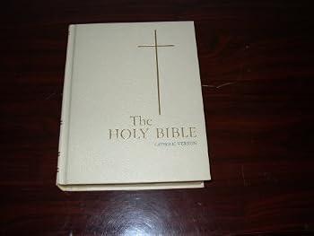 Holy Bible Catholic Light of the World Edition, Illustrated, Embossed Leather