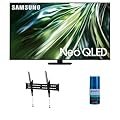 Samsung QN85QN90DAFXZA 85 Inch Neo QLED TV with 4K AI Upscaling with a Walts TV Large/Extra Large Tilt Mount for 43"-90" Compatible TV's and Walts HDTV Screen Cleaner Kit (2024)