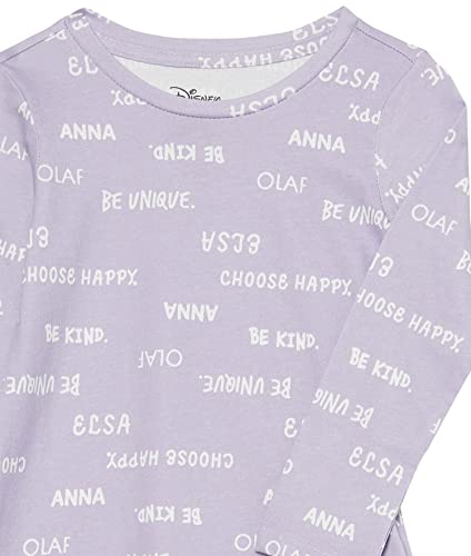 Image of Amazon Essentials Disney | Marvel | Star Wars | Frozen | Princess Girls and Toddlers' Long-Sleeve Tunic T-Shirts, Pack of 3