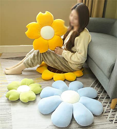 Oreiller de lit fleur multicolore et moelleux pour canapé - 4