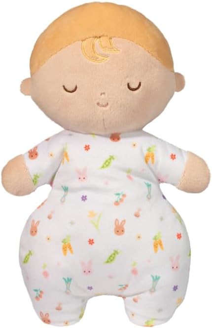 Baby Doll Play Set, Baby Hug Plush Stuffed Animal, Soft Doll with Swaddle, Personalized with Custom Name - 10 Inch (Pink Bunny)