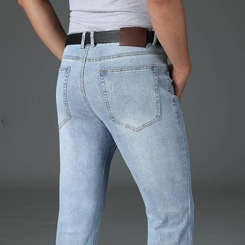 Men's Bell Bottom Jeans Slim Fit Vintage Flared Denim Pants Regular Baggy Wide Leg Rise Slim Leg Jeans 6