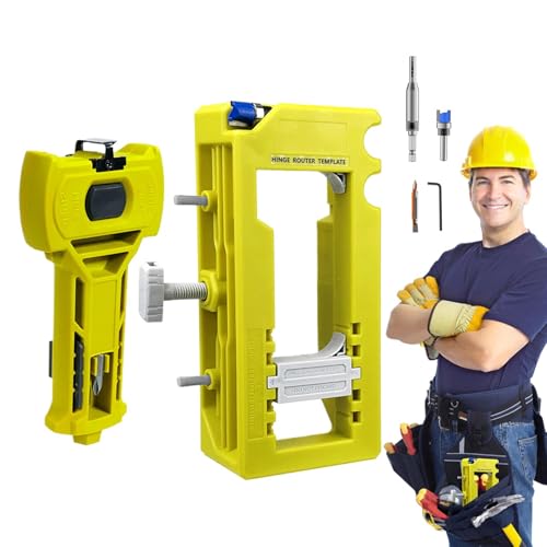 Jig para bisagras de puerta multifuncional para renovar y mantener el hogar 2