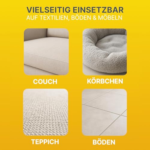 KLARBERG 500ml Enzymreiniger Spray - Hundeurin & Katzenurin Geruchsentferner extrem stark Geruchsneutralisierer für Sofa/Teppich etc. - Tiergeruch neutralisieren statt überdecken - Made in Germany