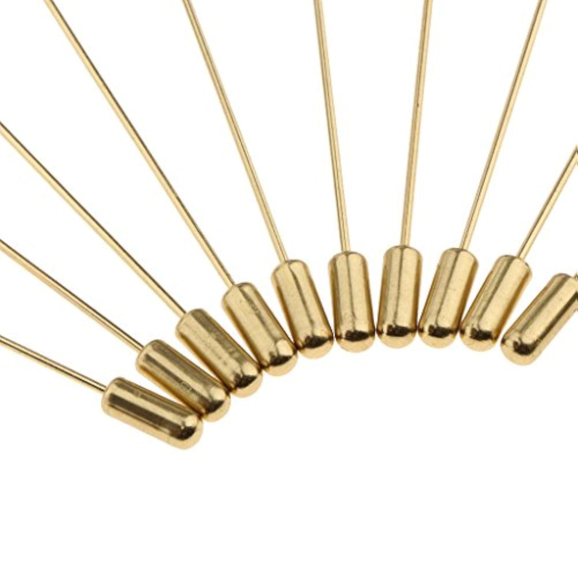 40pc Silver & Gold Tone Lapel Pin Stick Set for Men & Women