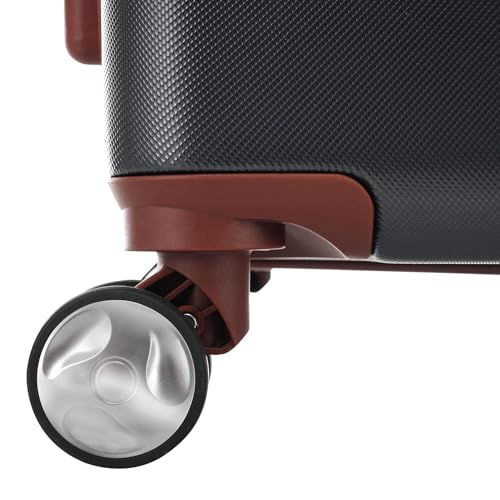 Lightweight Expandable Hardshell Luggage Set with Travel Bags - 24 Inch Black Suitcase and Organizer4