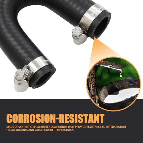 Jewkot KOTRG3300BL- 1 Pc Car Heater Core Bypass Hose thumb #2