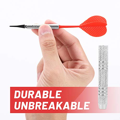 Accmor AC8304-RBYG-12PC 12 Pcs Soft Tip Darts, Bar Dart, Plastic Tip Darts Set thumb #3