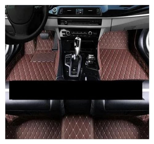 Tapis de sol voiture en cuir marron pour BMW X6 F16 idéal pour vos voyages