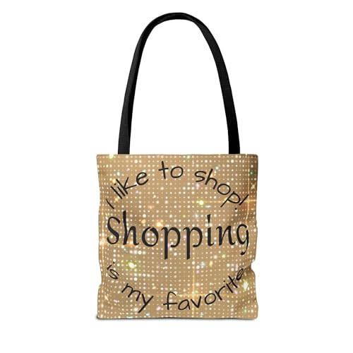 Shopping Enthusiast Tote Bag - Gym Bag, Book Bag, Fashion Lovers, Gift for Holidays, Eco-Friendly Bags, Shopping Bag2