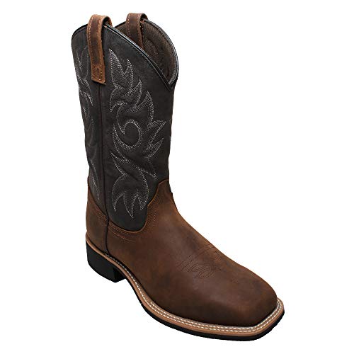 AdTec Men's Ad Tec Western Work Boot Soft Toe Brown 11 D