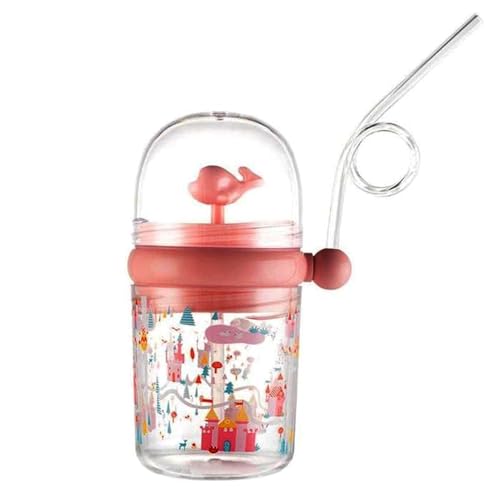 Image of Kidology Whale Spray Water Bottle - BPA Free Toddler Cup for Kids Travel Drinking Cups with Straw, Spill-Proof Design, Perfect Tumbler for Kids