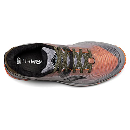 Saucony Men's Peregrine 11 Trail Running Shoe, Alloy/Olive/Vizi by Saucony - Used condition - Image 5
