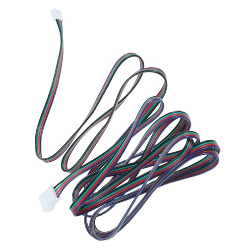 DEARMAMY Motor Kabel Extender Schrittmotorkabel mit Kupferkern 2 Meter Verlängerungskabel für Stepper Motor Am Motorende Einfache Neuverkabelung