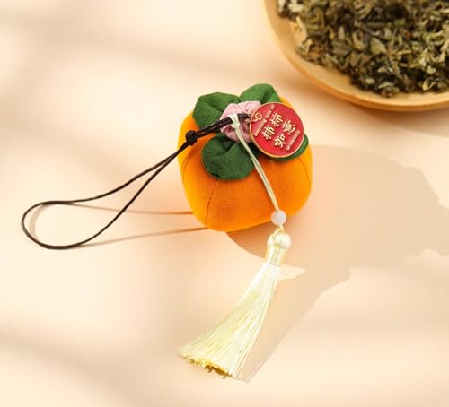 Set de 4 colgantes sachet de ajenjo Año Nuevo y Año Chino miniatura 6