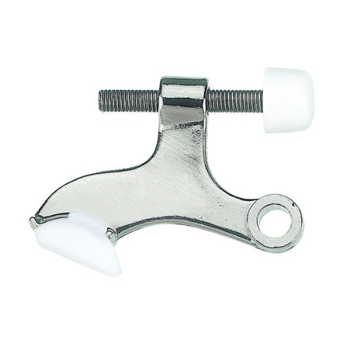 Designers ImpressionsSatin Nickel Heavy Duty Hinge Pin Adjustable Door Stop : 3576 Silver 3576 - 25 Pack