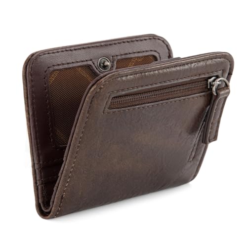 Image of Montana West X Wrangler Small Wallet Women Slim Thin Wallets Card Cases Money Organizer Minimalist Pocket Wallet with RFID Lining